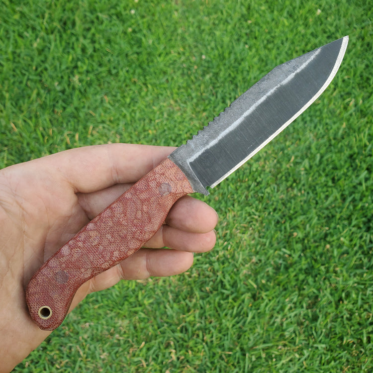 Red micarta EDC Plus