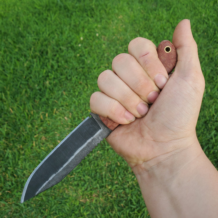 Red micarta EDC Plus