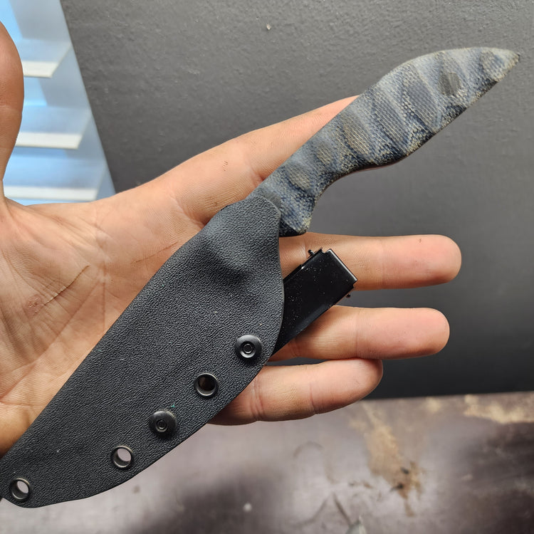 Blue Micarta Sliver