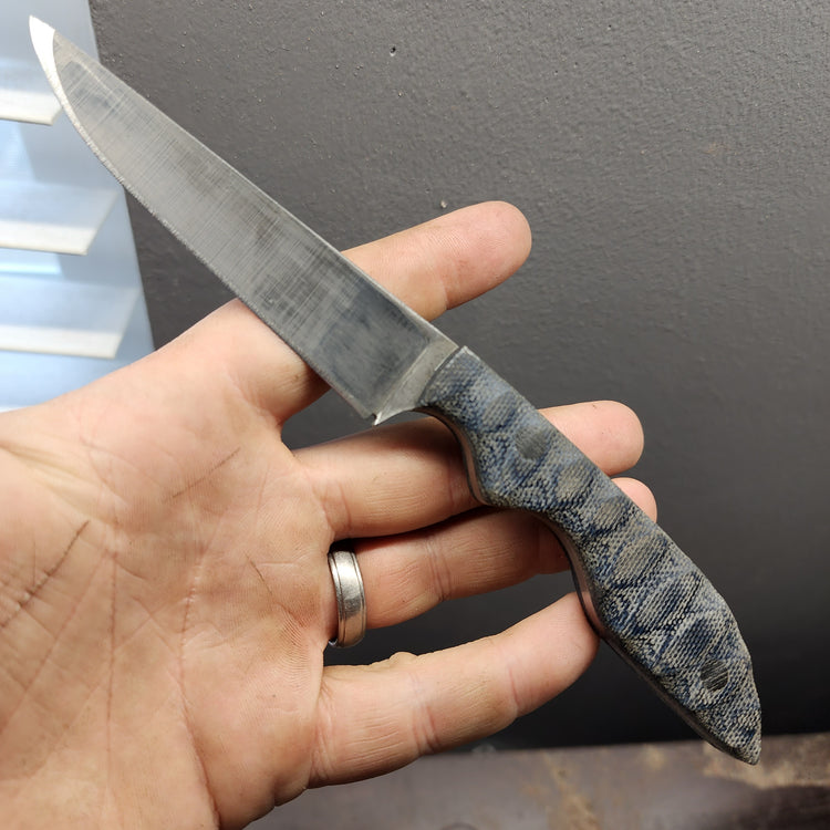 Blue Micarta Sliver