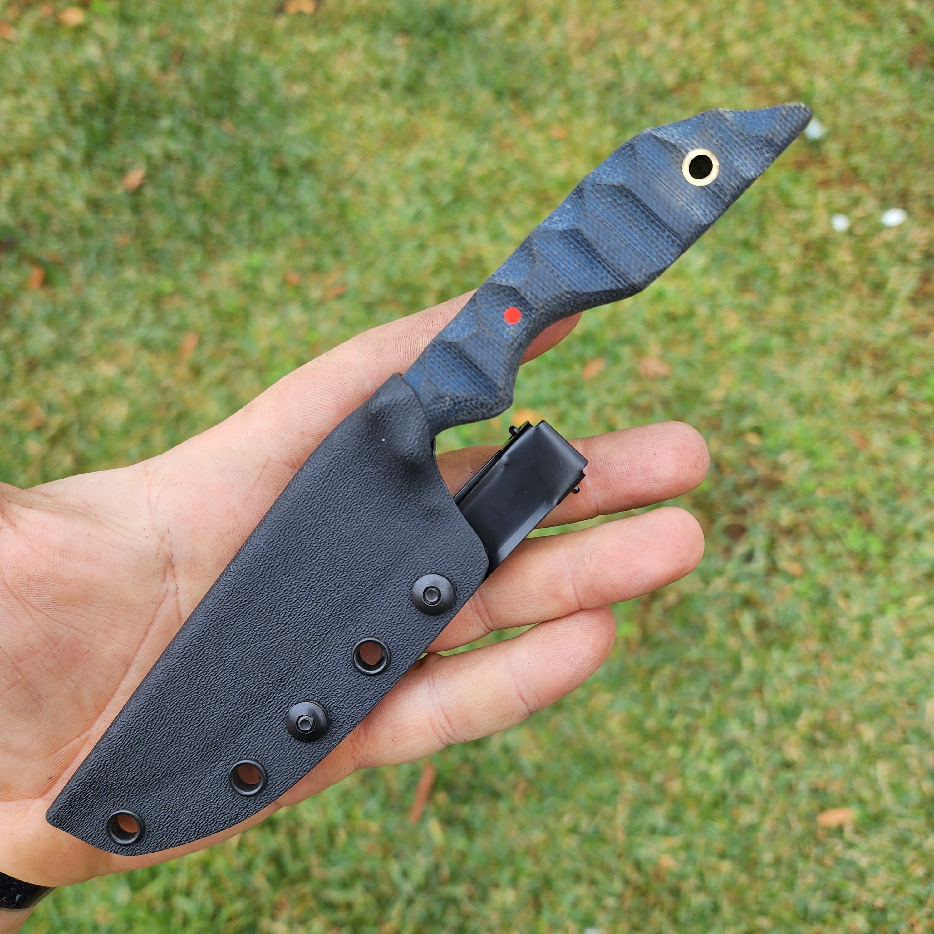 Navy Blue Micarta Sliver