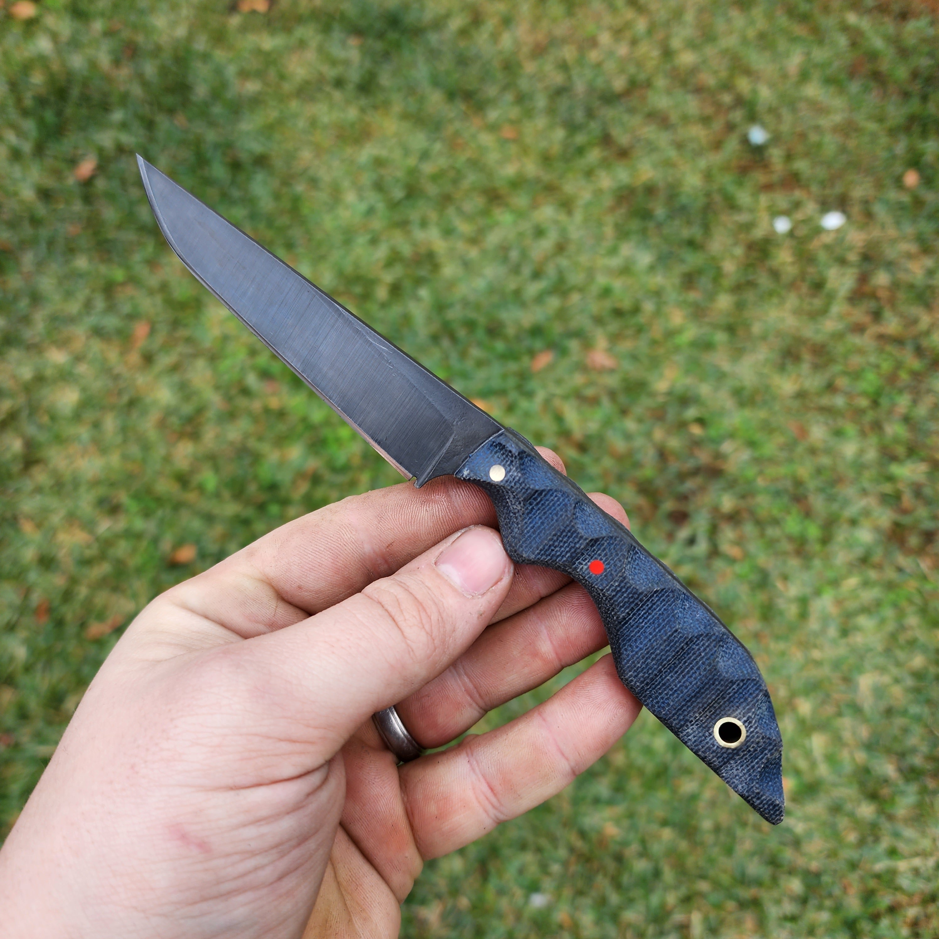 Navy Blue Micarta Sliver