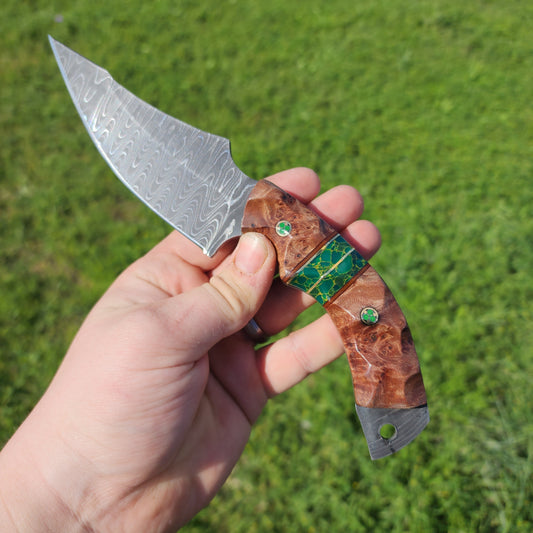 Damascus Twisted Courser Wraffle