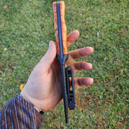 Orange Boxelder burl Punk